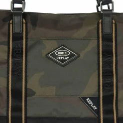 Bric's Shopper<Bric´s x Replay Shopper Tasche 33 cm green camou