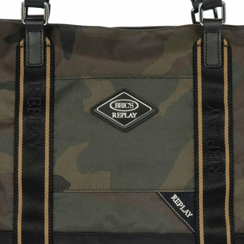 Bric's Shopper<Bric´s x Replay Shopper Tasche 33 cm green camou
