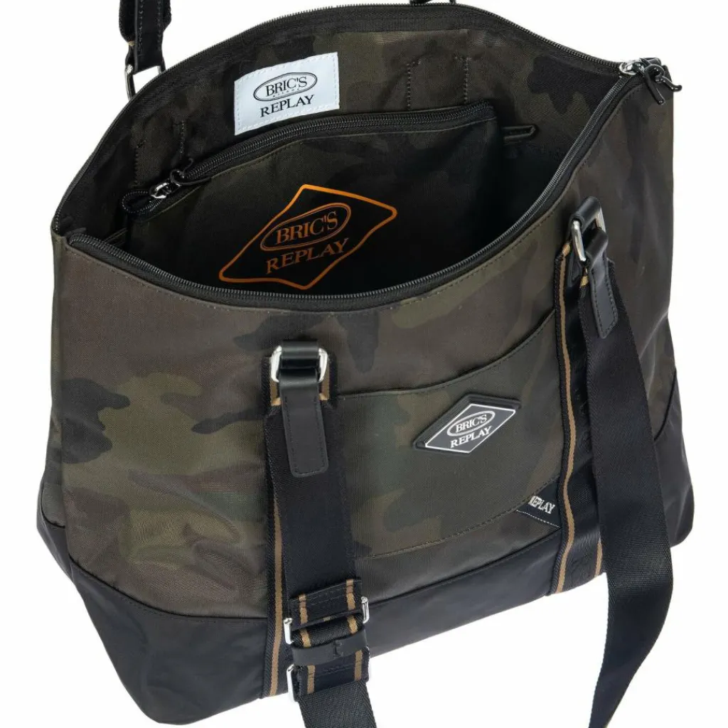 Bric's Shopper<Bric´s x Replay Shopper Tasche 33 cm green camou