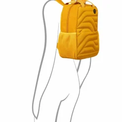 Bric's BY Ulisses Rucksack 37 cm Laptopfach mango