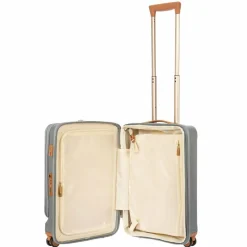 New Bric's Capri 4 Rollen Kabinentrolley 55 cm Laptopfach mit Dehnfalte silver