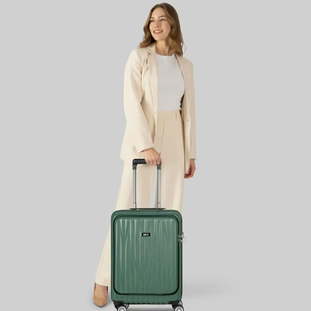 Bric's Cervia 2.0 4 Rollen Kabinentrolley S 55 cm Laptopfach mit Dehnfalte