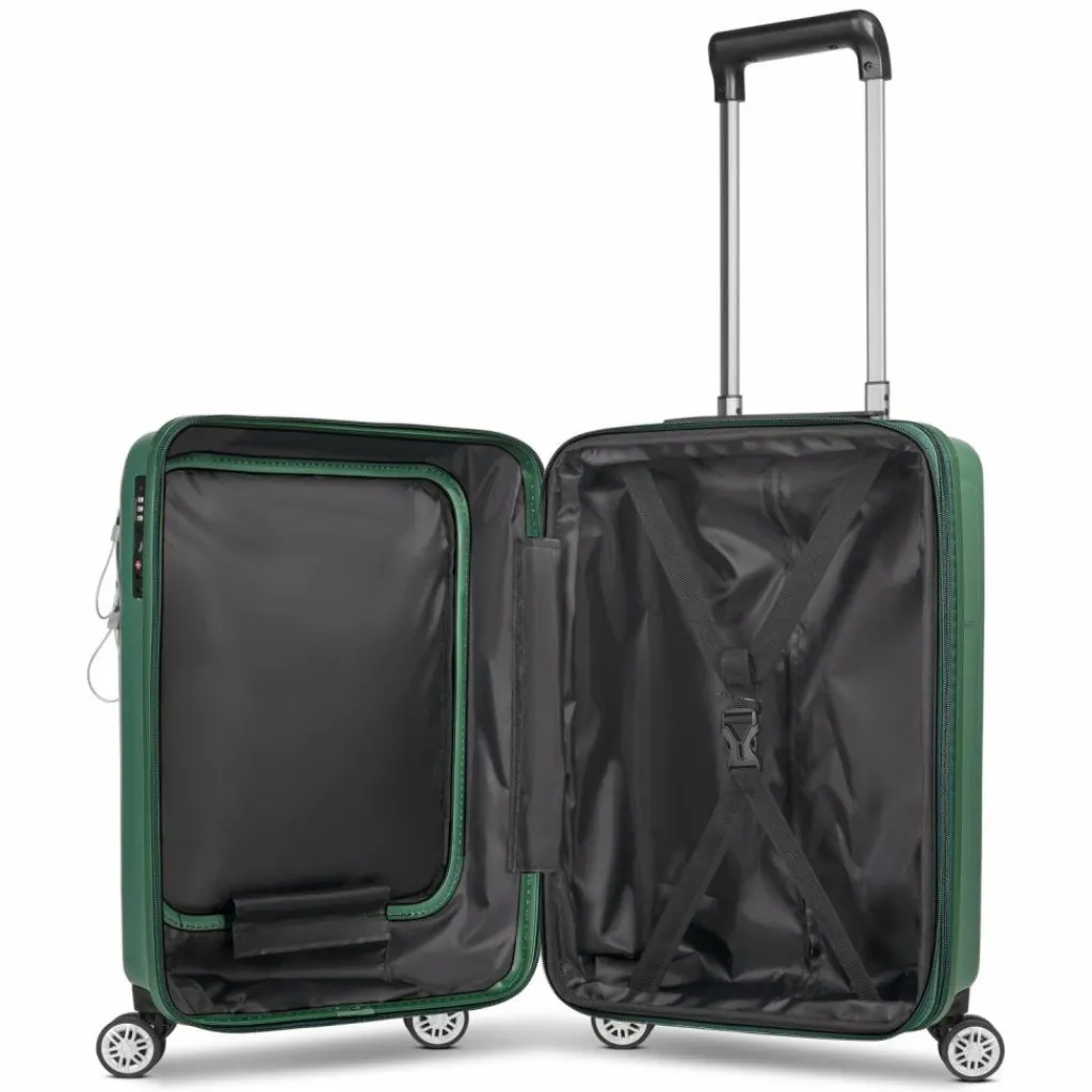 Bric's Cervia 2.0 4 Rollen Kabinentrolley S 55 cm Laptopfach mit Dehnfalte