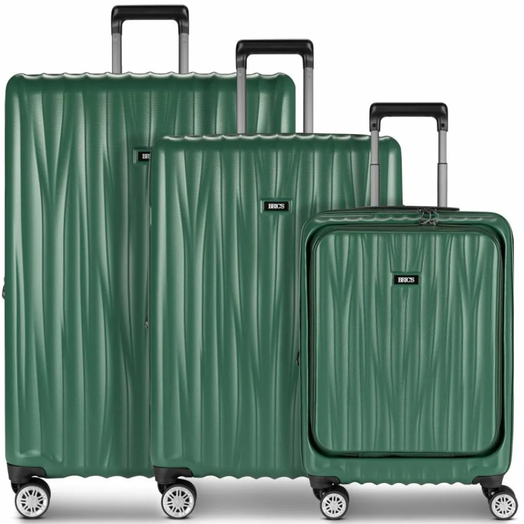 Bric's Cervia 2.0 4 Rollen Kabinentrolley 77 cm Laptopfach mit Dehnfalte