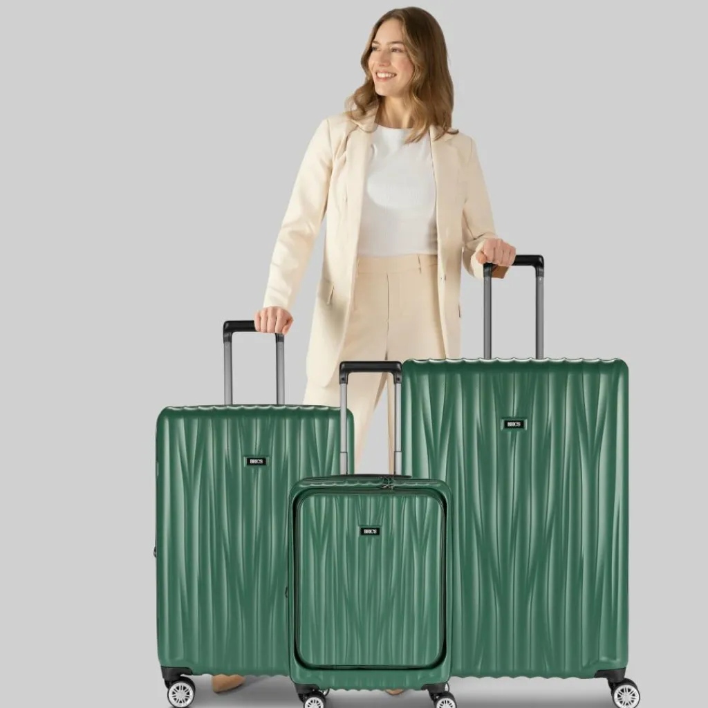 Bric's Cervia 2.0 4 Rollen Kabinentrolley 77 cm Laptopfach mit Dehnfalte