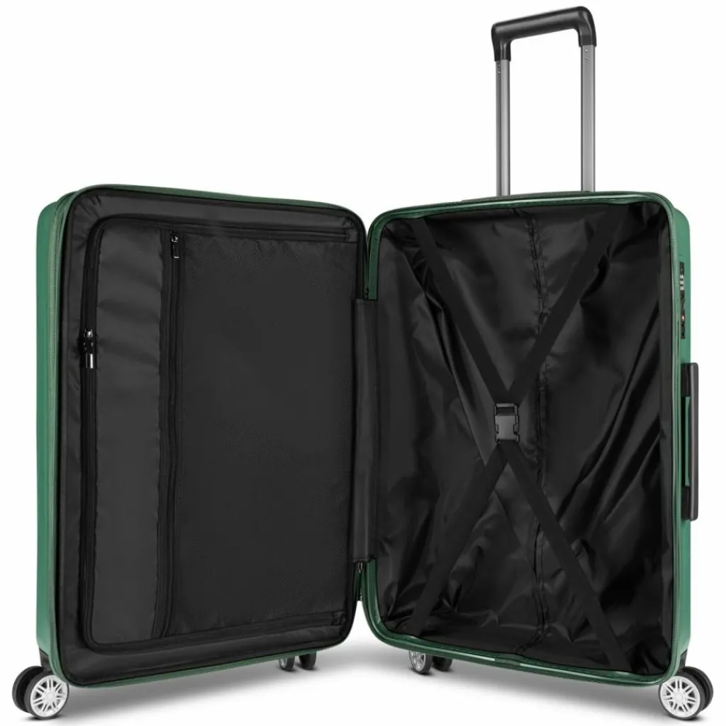 Bric's Cervia 2.0 4 Rollen Kabinentrolley 77 cm Laptopfach mit Dehnfalte