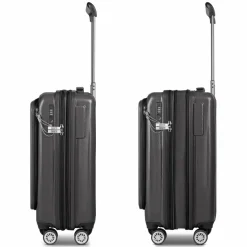 Bric's Hartgepäck Kabinengepäck|4-Rollen Kabinentrolleys<Cervia 2.0 4 Rollen Kabinentrolley S 55 cm Laptopfach mit Dehnfalte dark-grey