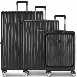 Bric's Hartgepäck Kabinengepäck|4-Rollen Kabinentrolleys<Cervia 2.0 4 Rollen Kabinentrolley 77 cm Laptopfach mit Dehnfalte dark-grey