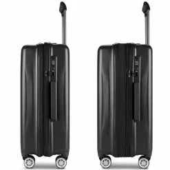 Bric's Hartgepäck Kabinengepäck|4-Rollen Kabinentrolleys<Cervia 2.0 4 Rollen Kabinentrolley 77 cm Laptopfach mit Dehnfalte dark-grey