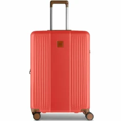 New Bric's Ferrara 4 Rollen Trolley M 67 cm mit Dehnfalte red
