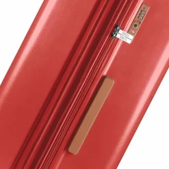 New Bric's Ferrara 4 Rollen Trolley M 67 cm mit Dehnfalte red