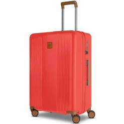 New Bric's Ferrara 4 Rollen Trolley M 67 cm mit Dehnfalte red
