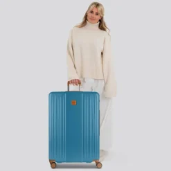 New Bric's Ferrara 4 Rollen Trolley L 77 cm mit Dehnfalte denim