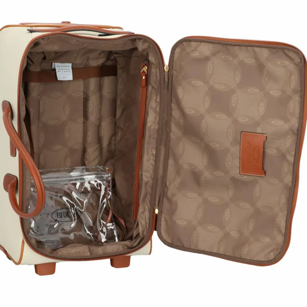 Bric's Weichgepäck Kabinengepäck|2-Rollen Kabinentrolleys<Firenze 2-Rollen Kabinentrolley 55 cm creme