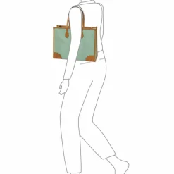 Bric's Shopper|Schultertaschen<Firenze Shopper Tasche 40 cm Laptopfach eucalyptus