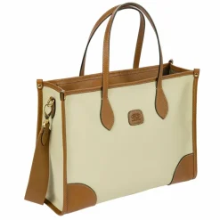 Bric's Shopper|Schultertaschen<Firenze Shopper Tasche S 35 cm Laptopfach cream