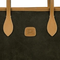 Bric's Shopper|Schultertaschen<Life Shopper Tasche S 35 cm Laptopfach olive