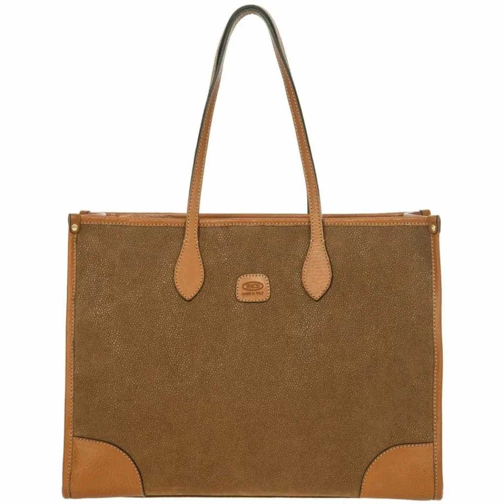 Bric's Shopper|Schultertaschen<Life Shopper Tasche 40.5 cm Laptopfach camel