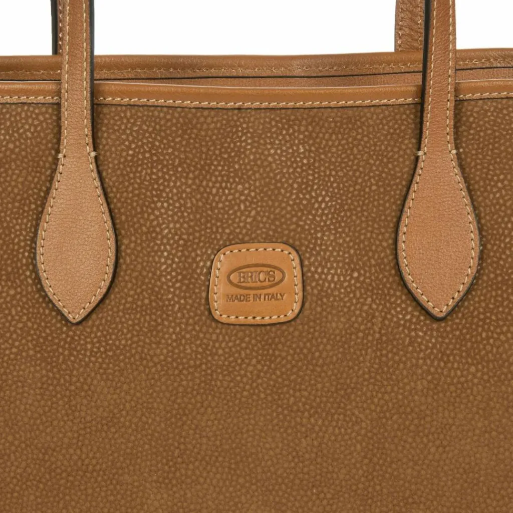 Discount Bric's Life Shopper Tasche S 35 cm Laptopfach camel