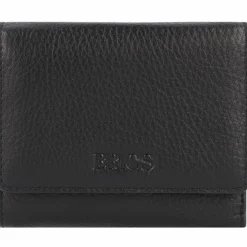 Outlet Bric's Marmolada Geldbörse RFID Leder 10,5 cm nero