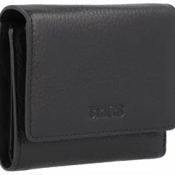 Outlet Bric's Marmolada Geldbörse RFID Leder 10,5 cm nero