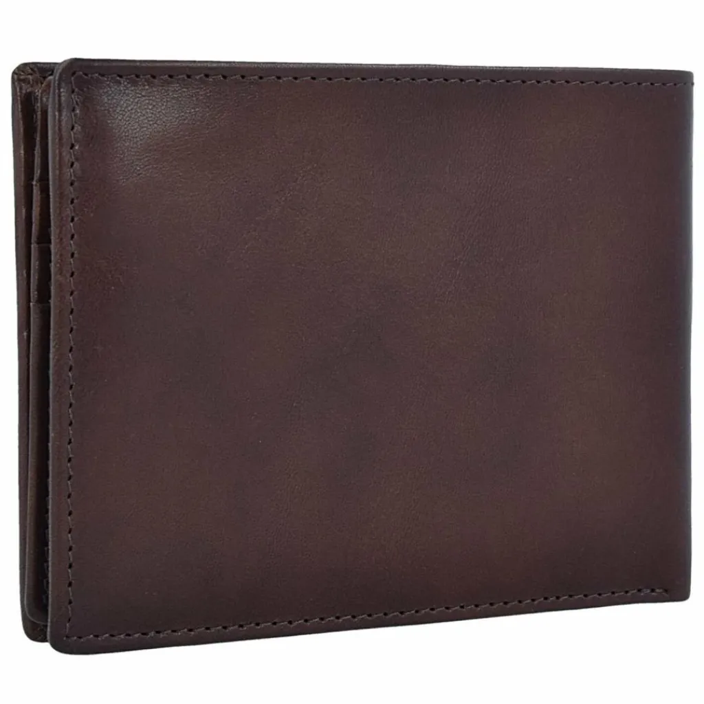 Bric's Herrengeldbörsen Querformat<Monte Rosa Geldbörse RFID Leder 12,5 cm braun