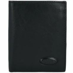 Hot Bric's Monte Rosa Geldbörse RFID Leder 7,5 cm nero