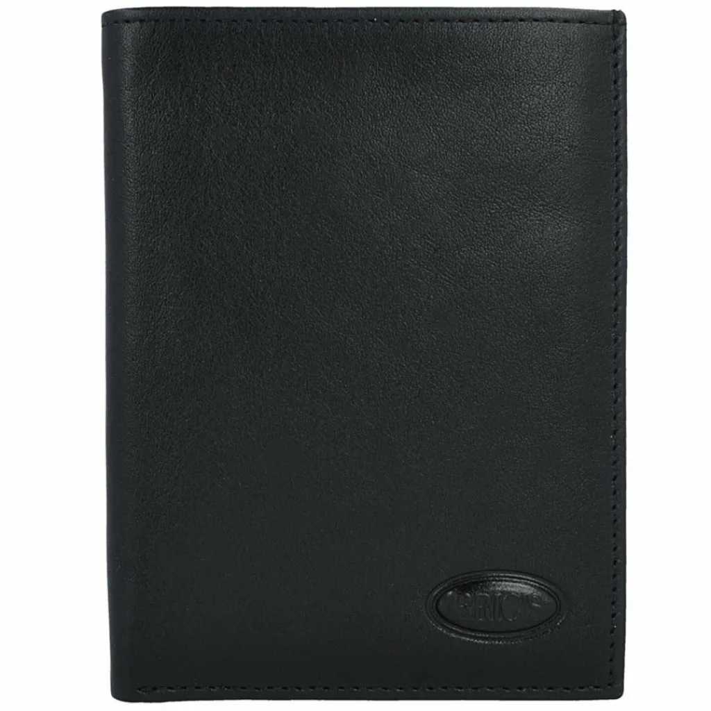 Clearance Bric's Monte Rosa Geldbörse RFID Leder 9,5 cm schwarz