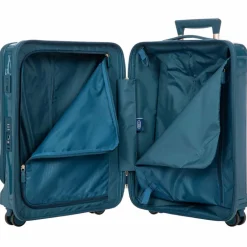 Best Bric's Positano 4 Rollen Kabinentrolley 55 cm mit Dehnfalte sea