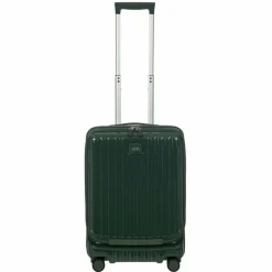 Bric's Hartgepäck Kabinengepäck|4-Rollen Kabinentrolleys<Positano 4 Rollen Kabinentrolley 55 cm mit Dehnfalte smaraddruen