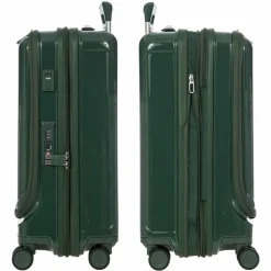 Bric's Hartgepäck Kabinengepäck|4-Rollen Kabinentrolleys<Positano 4 Rollen Kabinentrolley 55 cm mit Dehnfalte smaraddruen