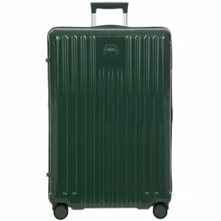 Hot Bric's Positano 4 Rollen Trolley 78 cm mit Dehnfalte smaragdgruen
