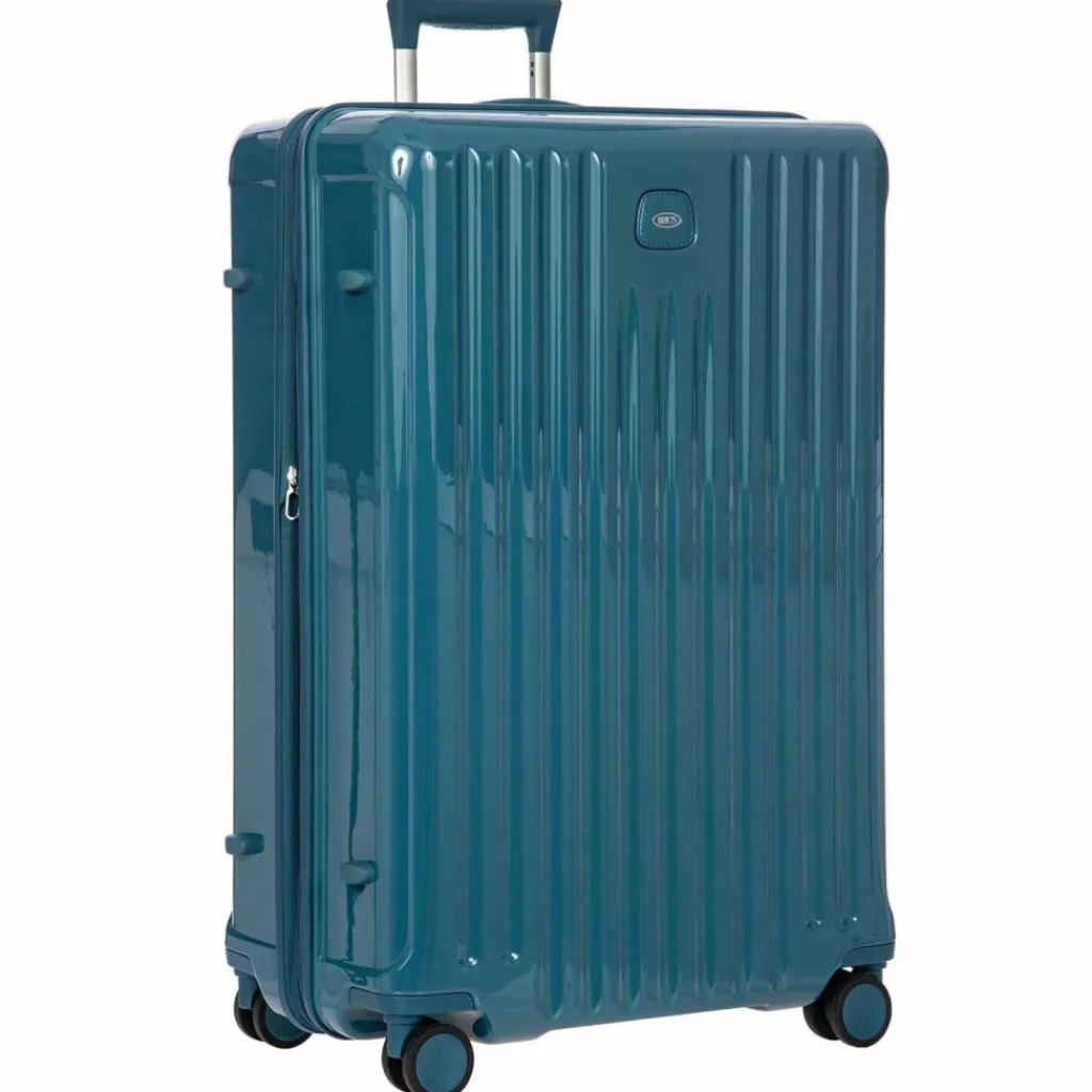 Bric's Hartgepäck|4-Rollen Koffer<Positano 4 Rollen Trolley 78 cm mit Dehnfalte sea