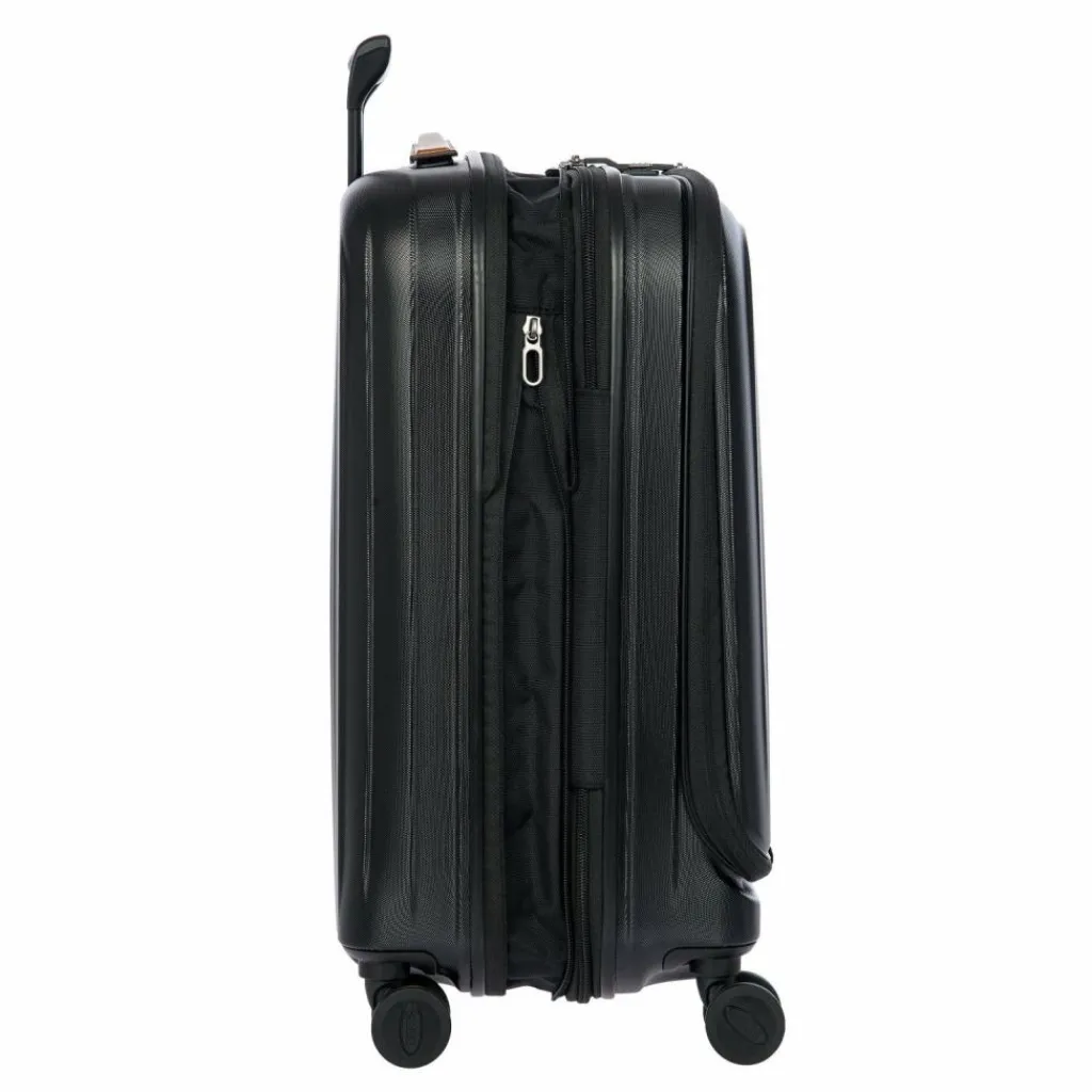 Bric's 4-Rollen Koffer|Hartgepäck<Taormina 4 Rollen Trolley S 57 cm mit Dehnfalte black