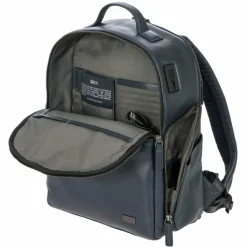 Bric's Lederrucksäcke|Business-Rucksäcke<Torino Rucksack Leder 40 cm Laptopfach navy