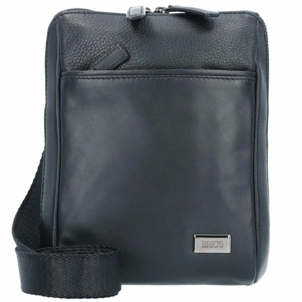 Hot Bric's Torino Umhängetasche Leder 16 cm Nero