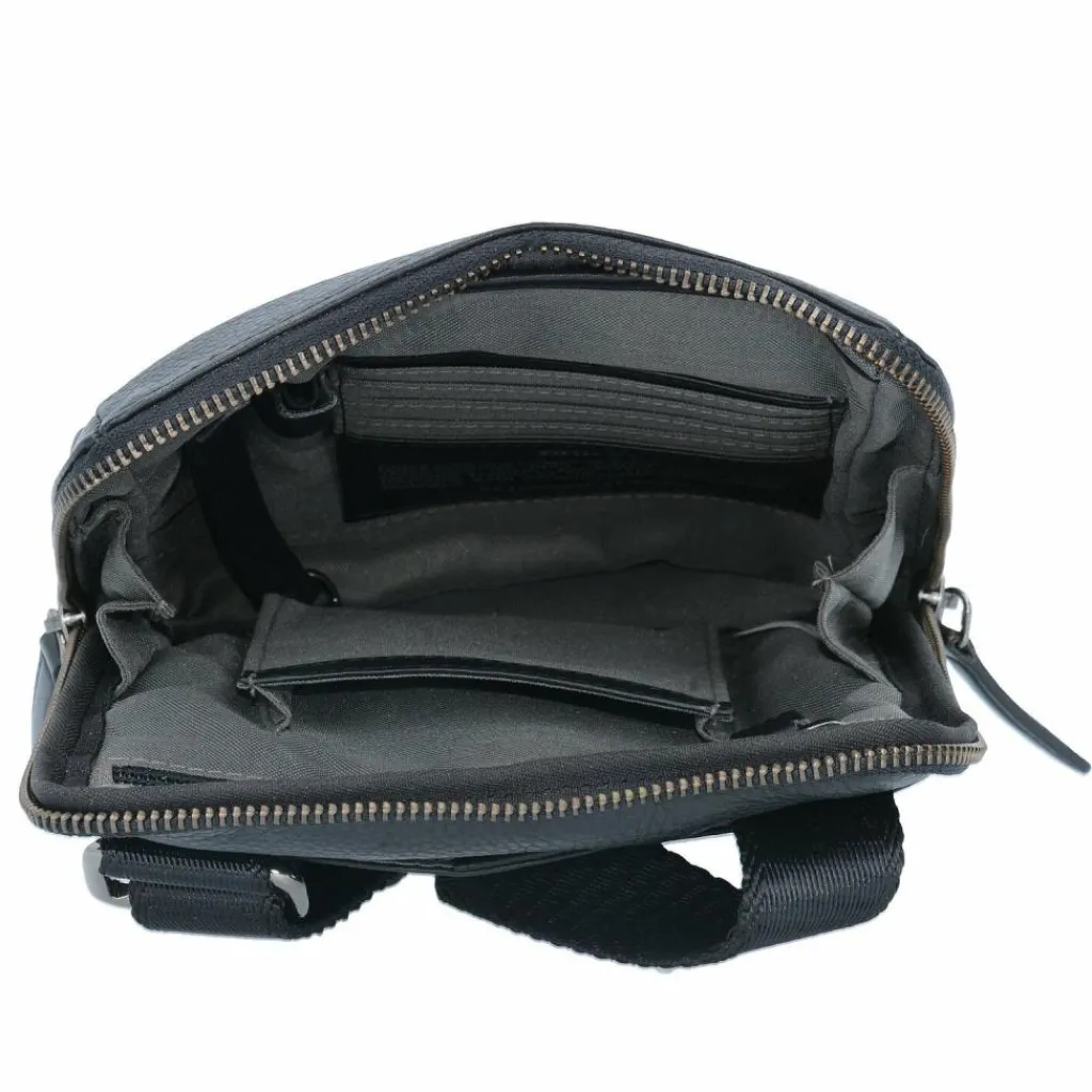 Hot Bric's Torino Umhängetasche Leder 16 cm Nero