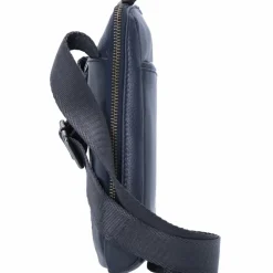 Bric's Umhängetaschen<Torino Umhängetasche Leder 16 cm navy