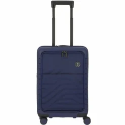 Bric's Hartgepäck Kabinengepäck|4-Rollen Kabinentrolleys<Ulisse 4 Rollen Kabinentrolley 55 cm mit Dehnfalte ocean blue