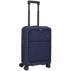 Bric's Hartgepäck Kabinengepäck|4-Rollen Kabinentrolleys<Ulisse 4 Rollen Kabinentrolley 55 cm mit Dehnfalte ocean blue