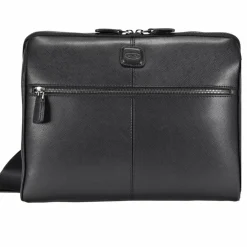 Best Bric's Varese Umhängetasche Leder 32 cm black