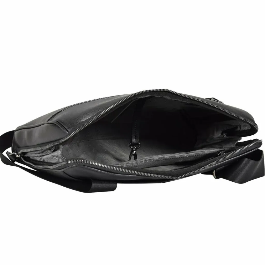 Best Bric's Varese Umhängetasche Leder 32 cm black