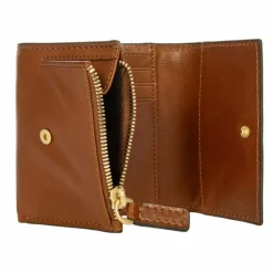 Online Bric's Volterra Geldbörse RFID Schutz Leder 11 cm tobacco