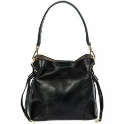 Bric's Volterra Schultertasche Leder 20 cm black