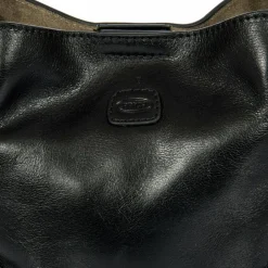 Bric's Volterra Schultertasche Leder 20 cm black