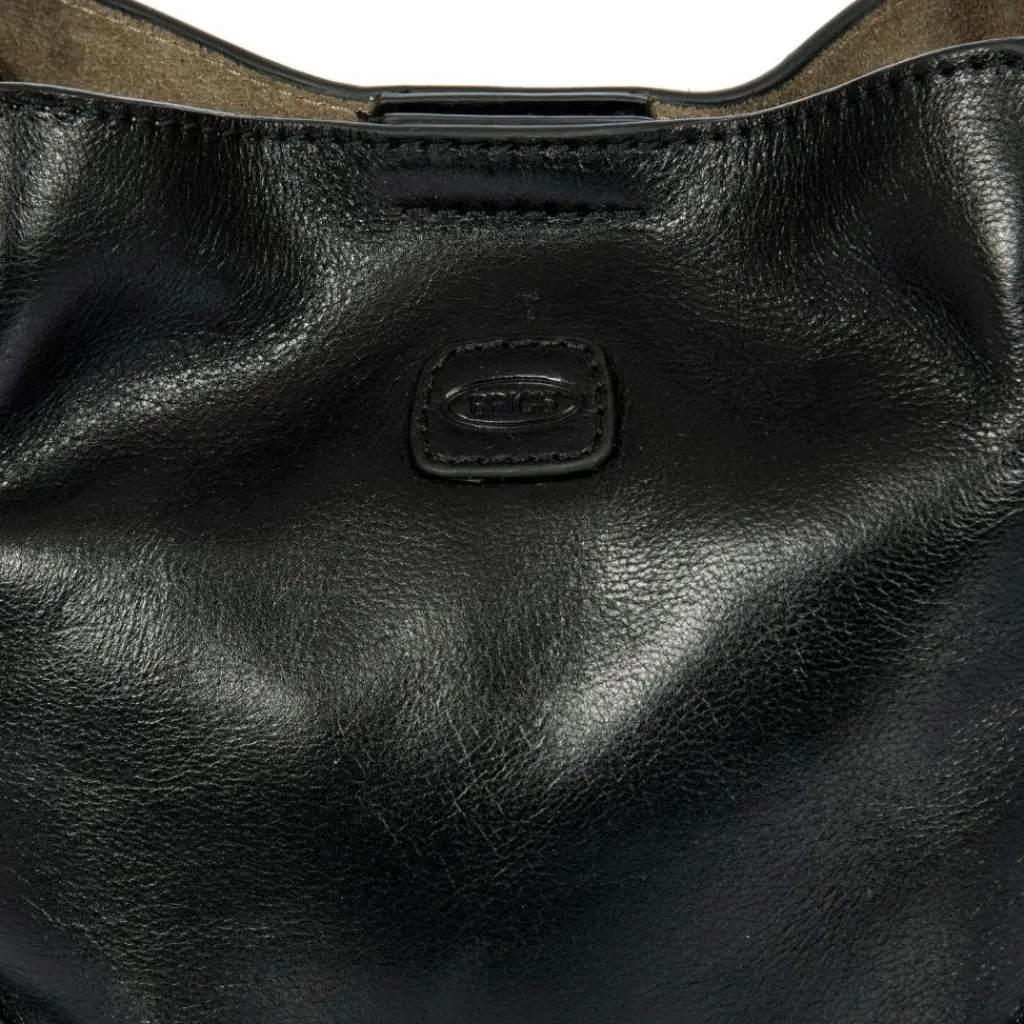 Bric's Volterra Schultertasche Leder 20 cm black
