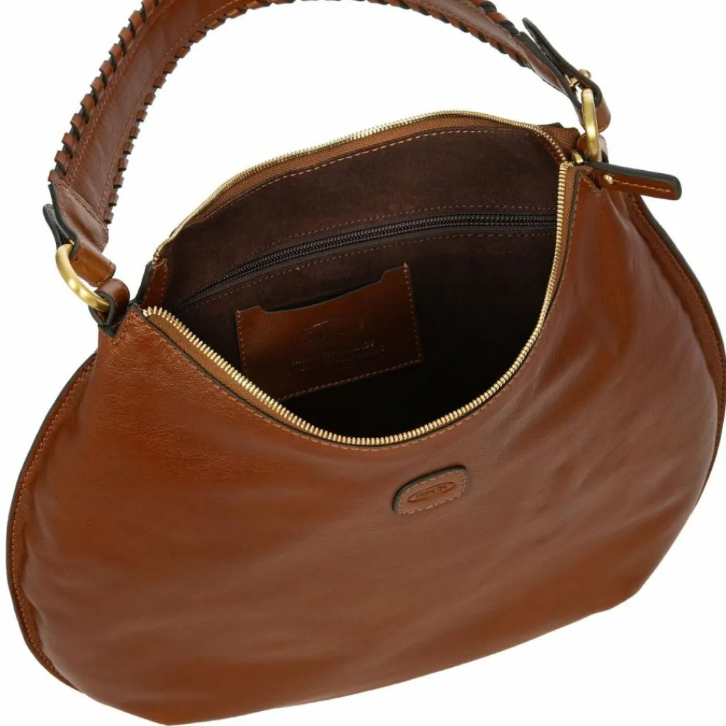 Online Bric's Volterra Schultertasche Leder 39 cm tobacco