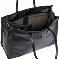 Bric's Shopper|Schultertaschen<Volterra Shopper Tasche M Leder 40.5 cm Laptopfach black
