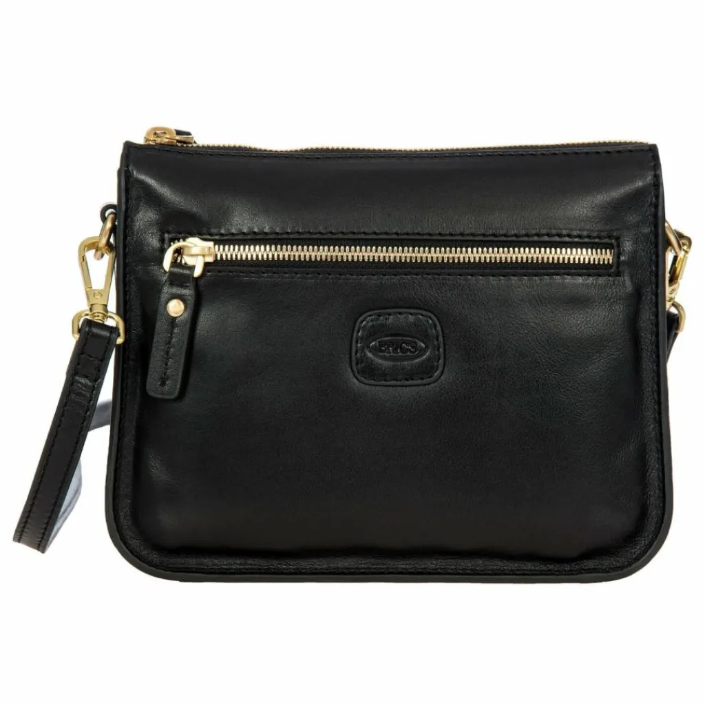 Hot Bric's Volterra Umhängetasche Leder 23 cm black