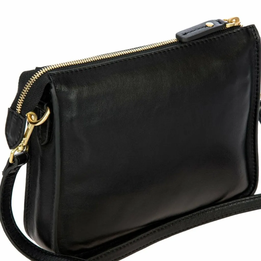 Hot Bric's Volterra Umhängetasche Leder 23 cm black